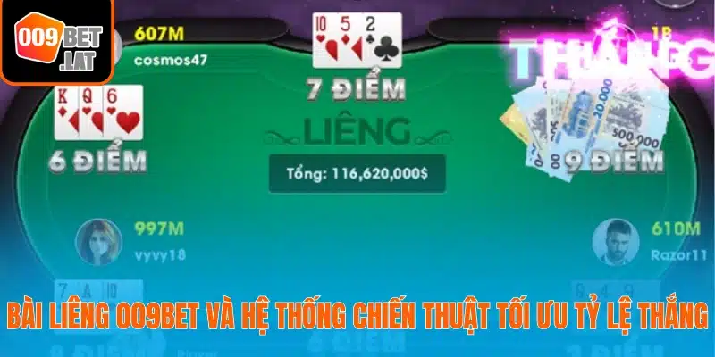 Bài liêng 009bet giúp bạn thắng lớn dễ dàng