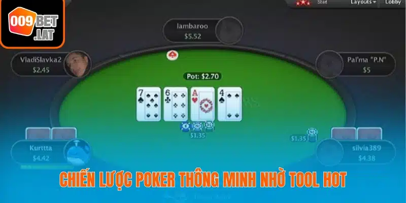 Chiến lược poker thông minh nhờ tool hot