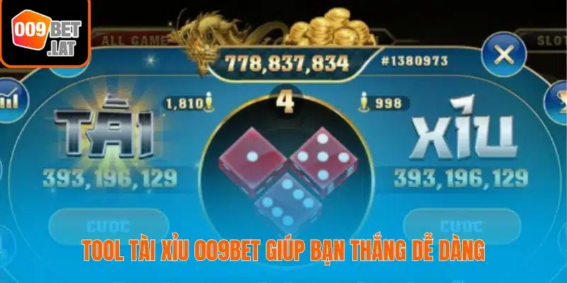 Tool Tài Xỉu 009bet giúp bạn thắng dễ dàng